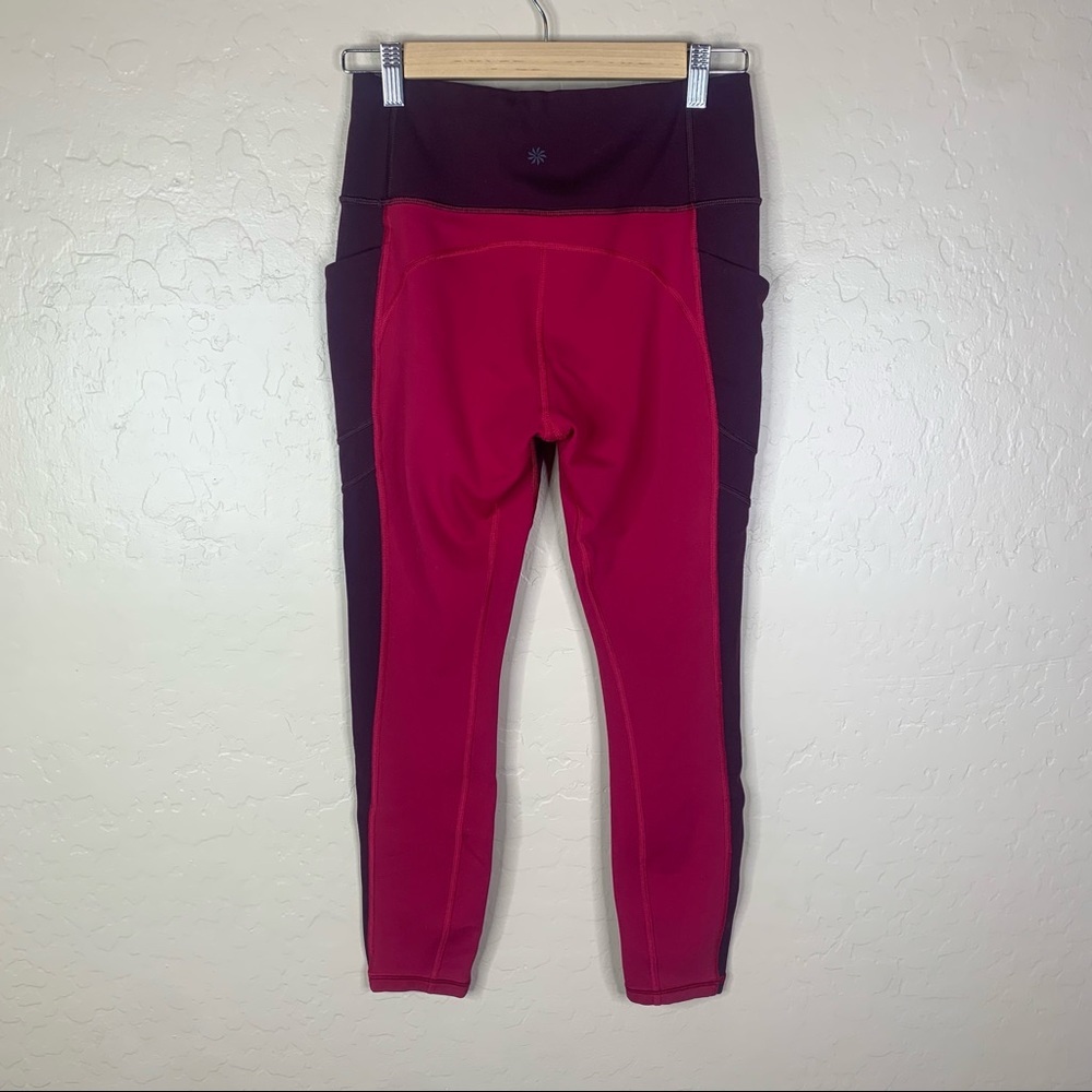 Athleta All In Structure 7/8 Colorblock Leggings - image 4